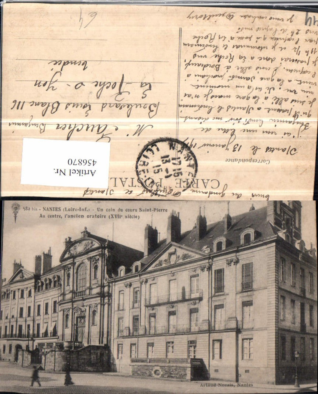 456870,Pays de la Loire Loire-Atlantique Nantes Cours Saint-Pierre Gebäude