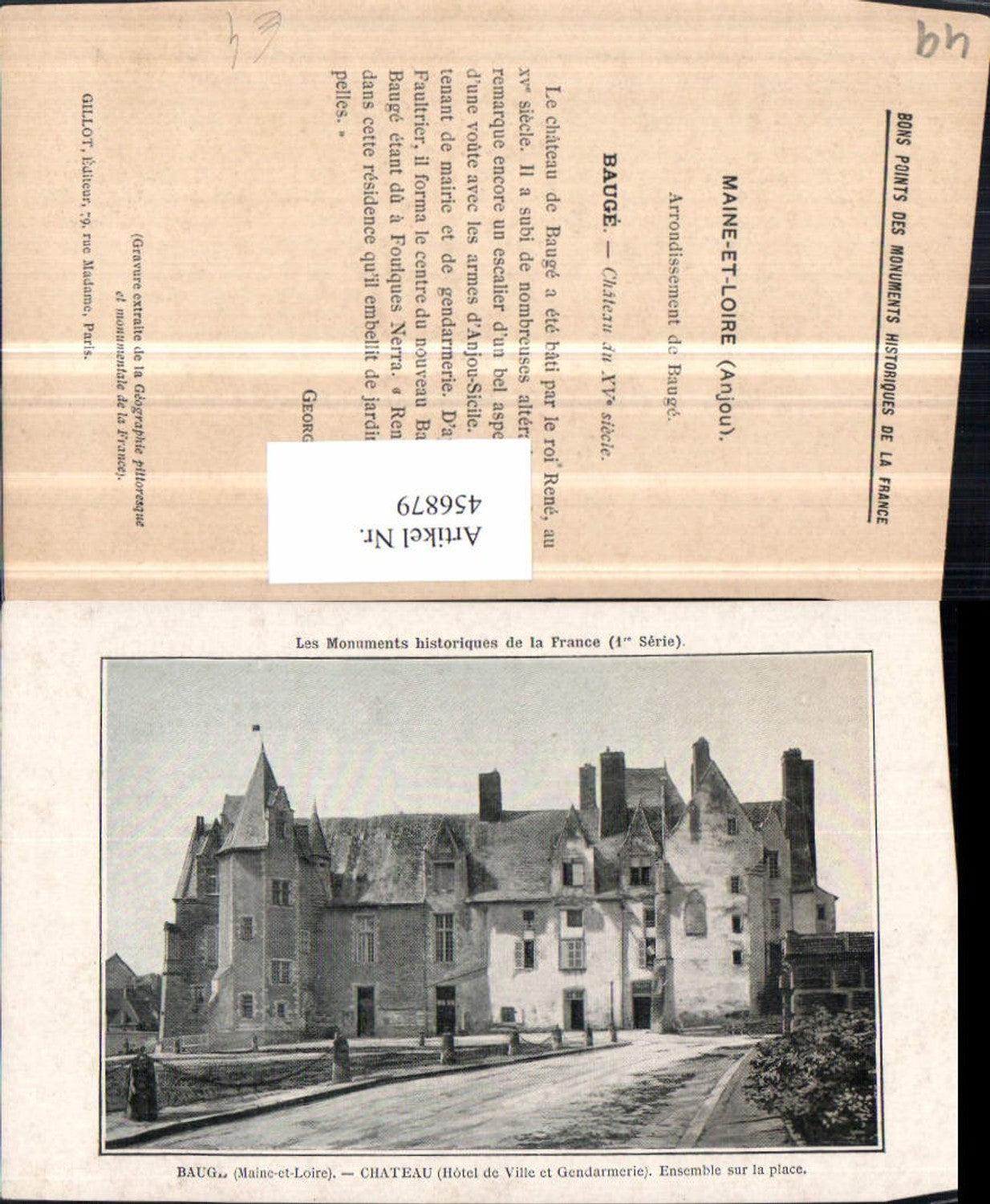 456879,Pays de la Loire Maine-et-Loire Baug Chateau Schloss