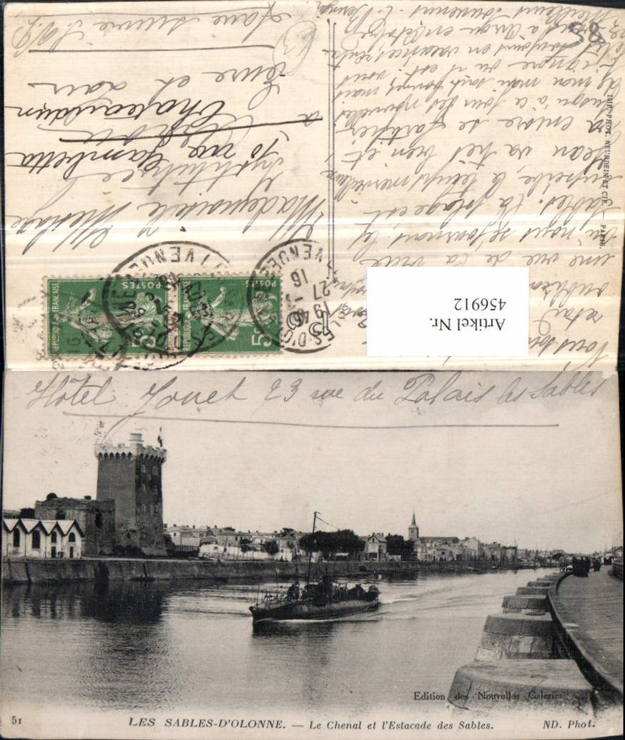 456912,Pays de la Loire Vendee Les Sables-d'Olonne Chenal et Estacade Kanal
