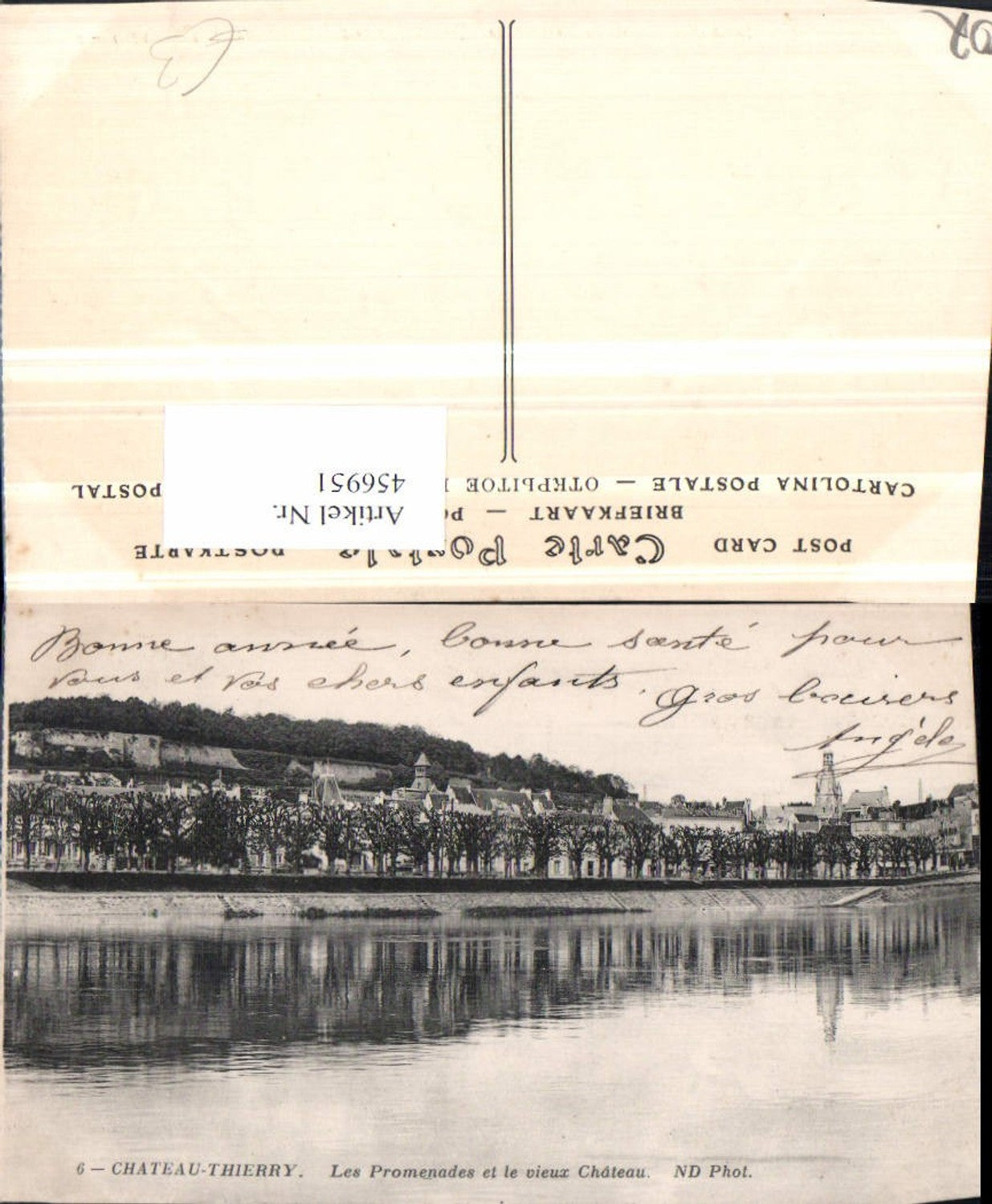 456951,Picardie Aisne Chateau-Thierry Promenade et le vieux Chateau