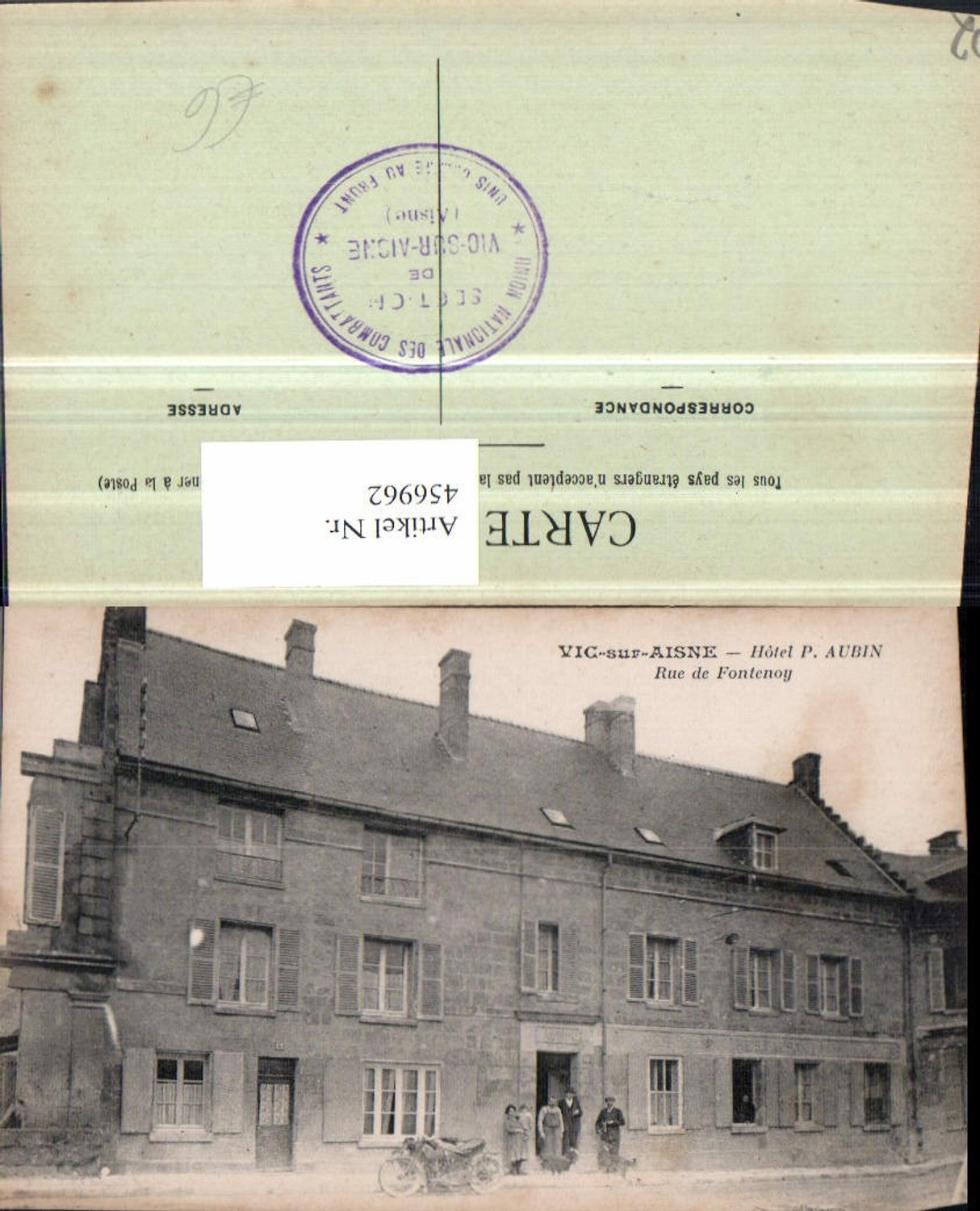 456962,Picardie Aisne Vic-sur-Aisne Hotel P. Aubin