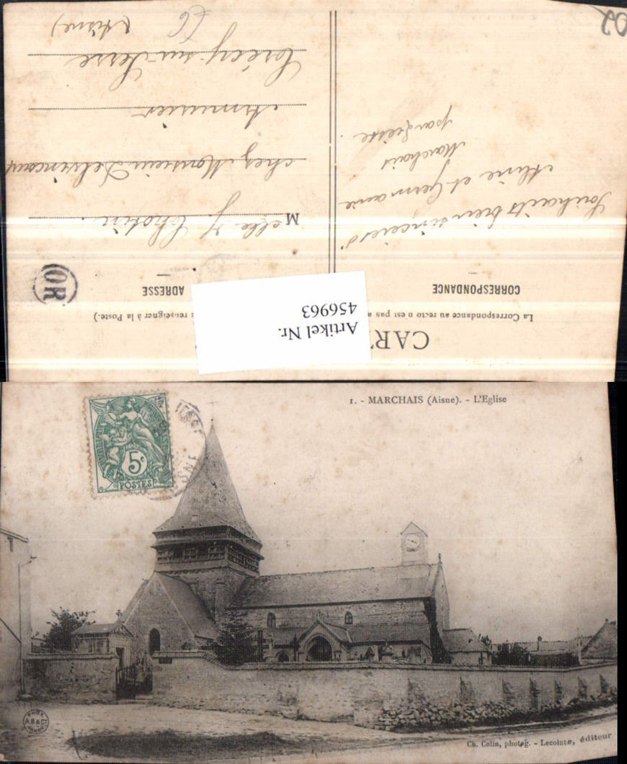 456963,Picardie Aisne Marchais L'Eglise Kirche