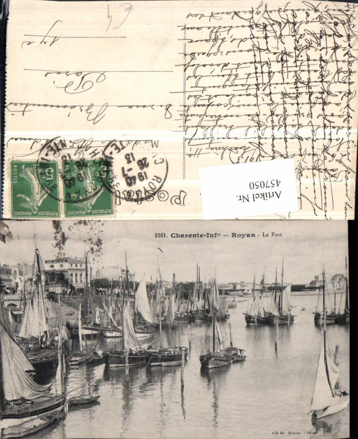 457050,Poitou-Charentes Charente-Maritime Royan Le Port Hafen Boote