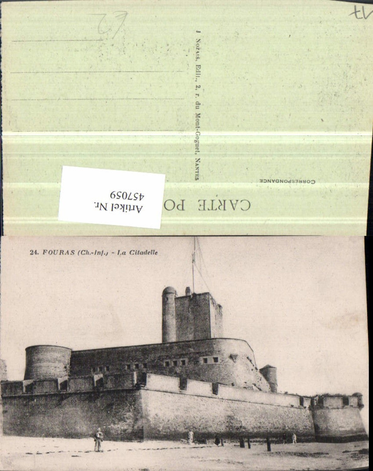 457059,Poitou-Charentes Charente-Maritime Fouras La Citadelle Festung