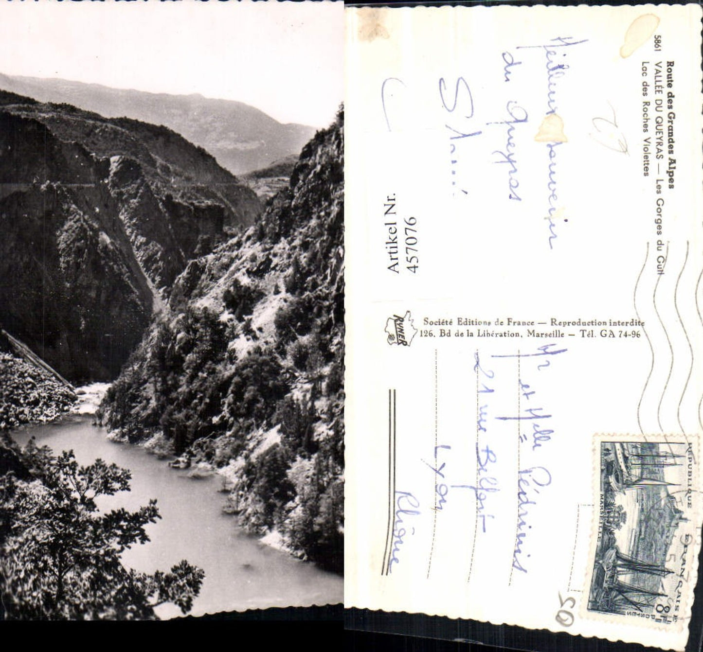 457076,Provence-Alpes-Cote-Azur Hautes-Alpes Vallee Queyras Gorges Guil Schlucht