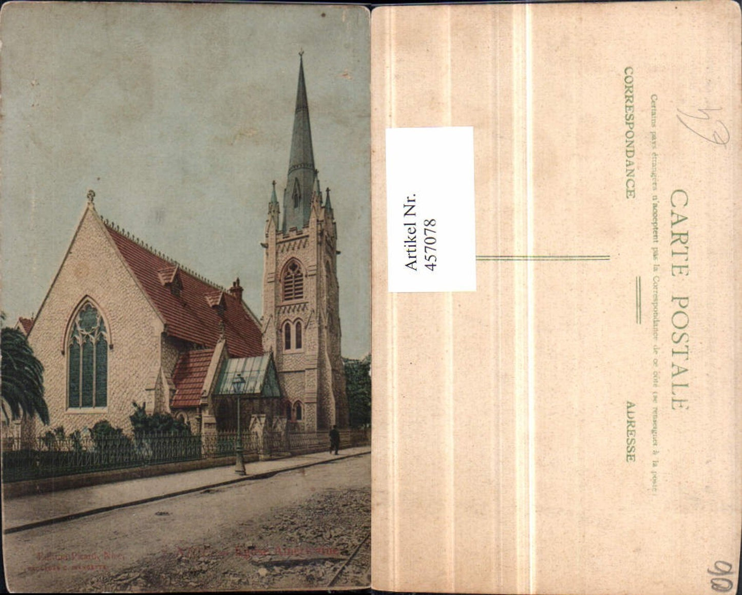 457078,Provence-Alpes-Cote-Azur Alpes-Maritimes Nice Nizza Eglise Americaine Kirche