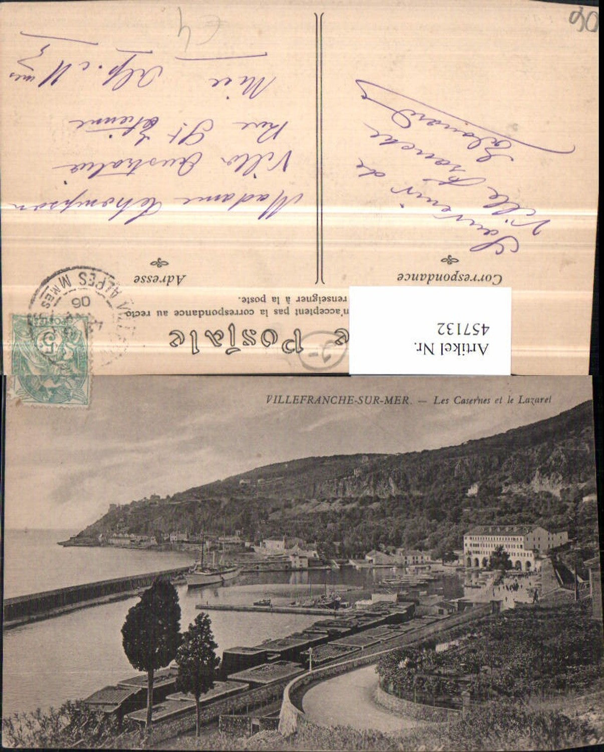 457132,Provence-Alpes-Cote-Azur Alpes-Maritimes Villefranche-sur-Mer Casernes Kaserne