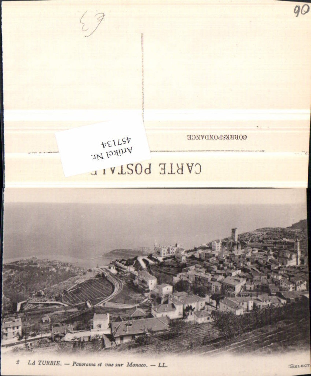 457134,Provence-Alpes-Cote-Azur Alpes-Maritimes La Turbie Panorama Totale