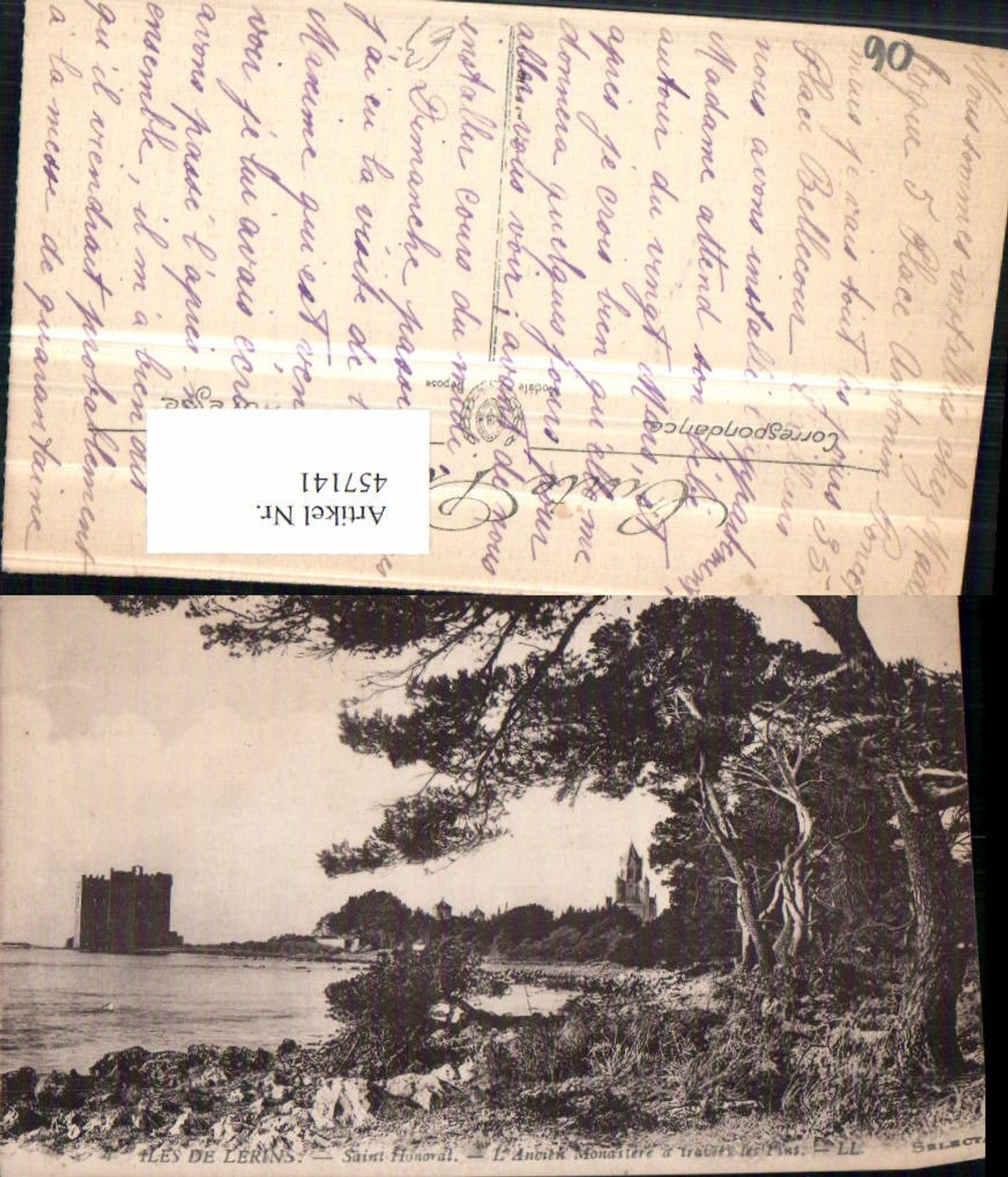 457141,Provence-Alpes-Cote-Azur Alpes-Maritimes Iles Lerins Saint-Honorat Monastere