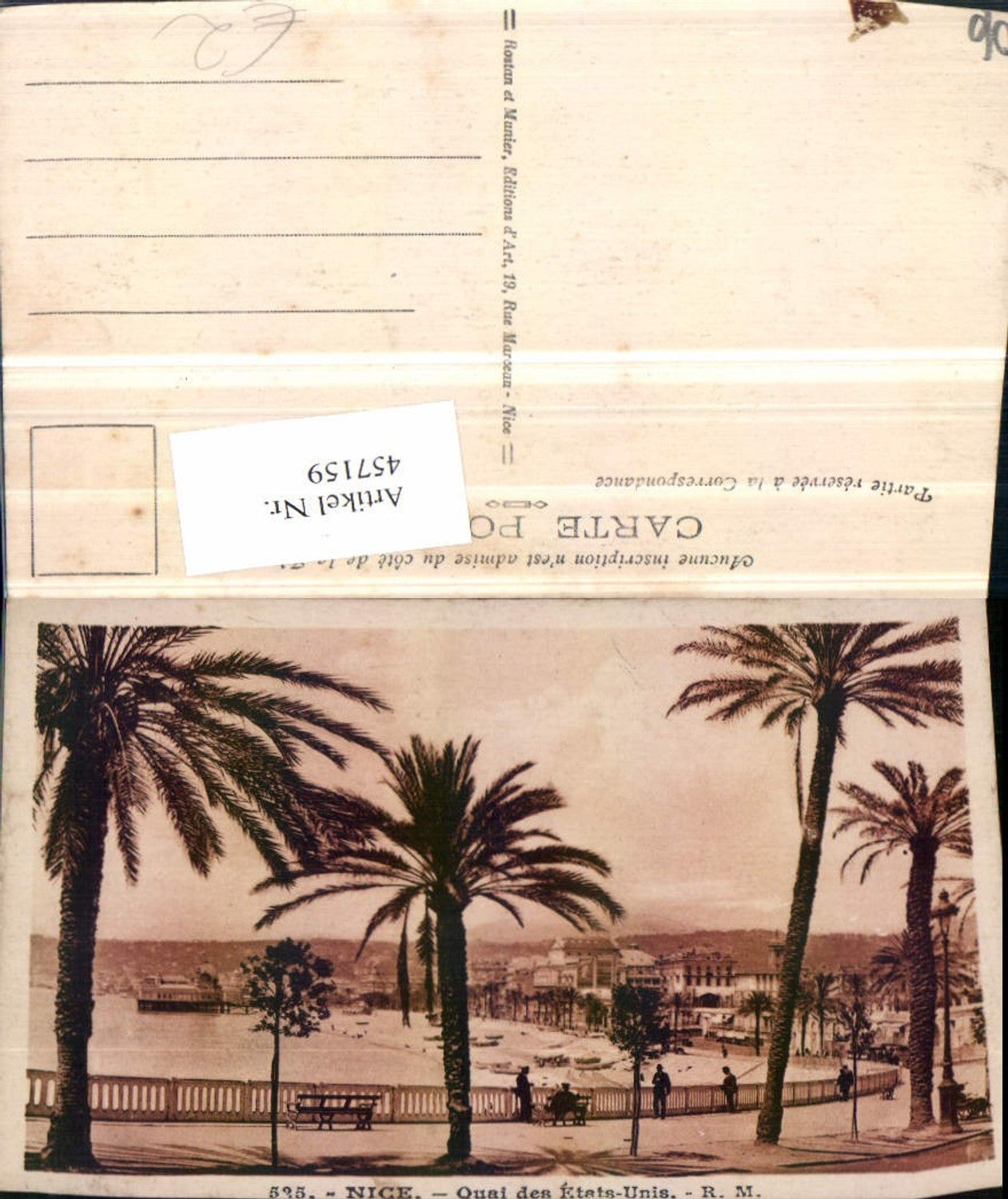 457159,Provence-Alpes-Cote-Azur Alpes-Maritimes Nice Nizza Quai Etats-Unis Palmen