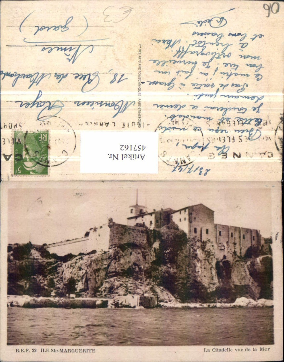 457162,Provence-Alpes-Cote-Azur Alpes-Maritimes Ile-Ste-Marguertie Citadelle Festung