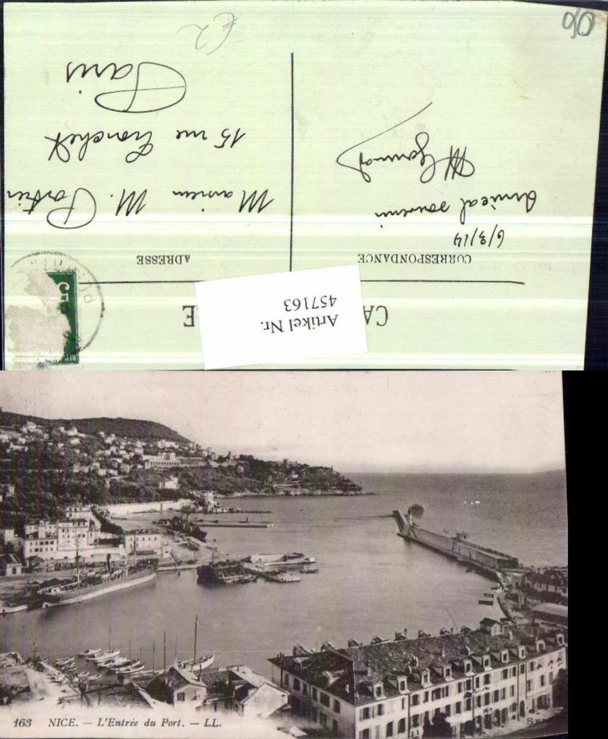 457163,Provence-Alpes-Cote-Azur Alpes-Maritimes Nice Nizza Entree du Port Hafen
