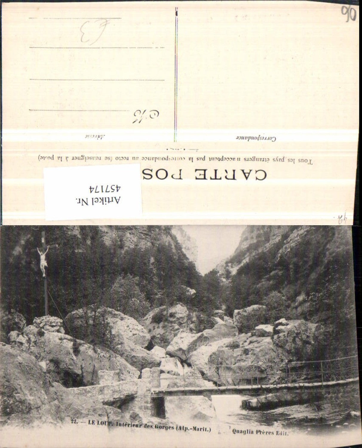 457174,Provence-Alpes-Cote-Azur Alpes-Maritimes Le Loup Interieur Gorges Brücke