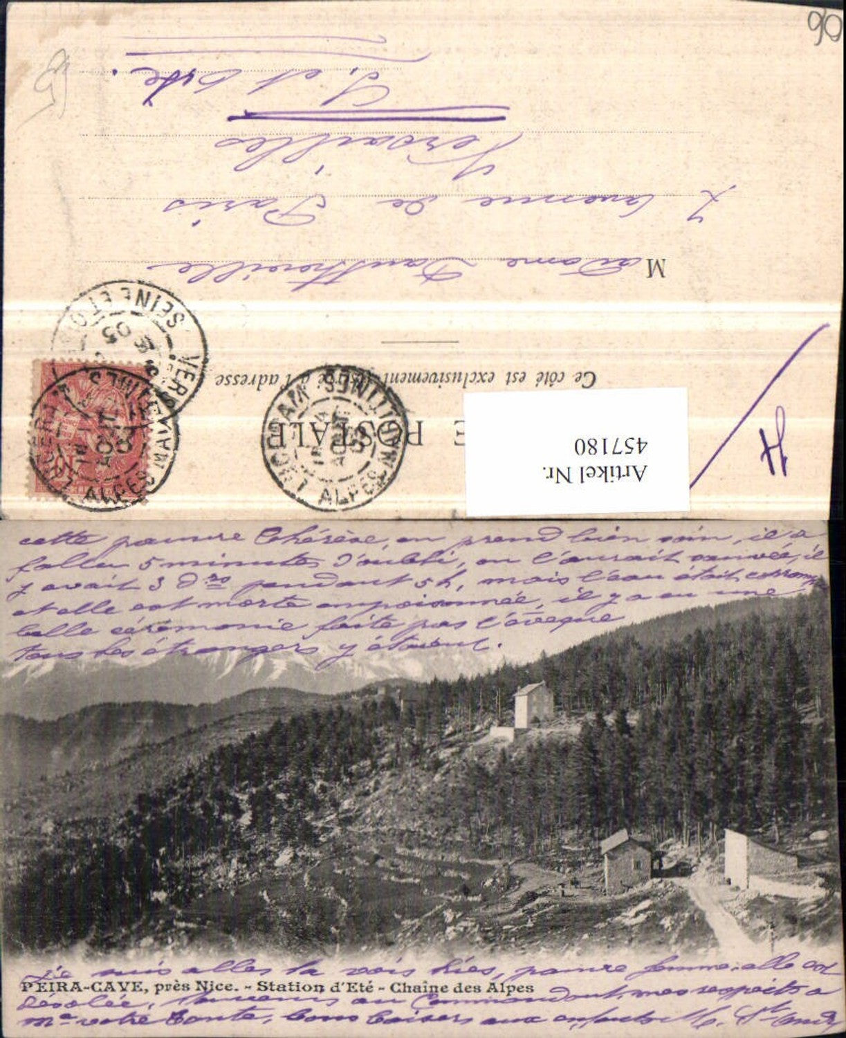 457180,Provence-Alpes-Cote-Azur Alpes-Maritimes Peira-Cava pres Nice Nizza Station Ete