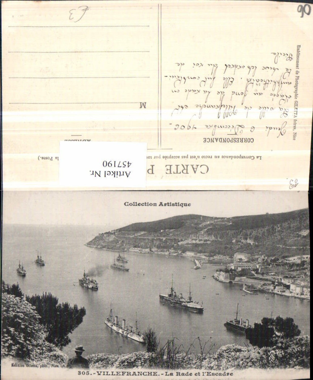 457190,Provence-Alpes-Cote-Azur Alpes-Maritimes Villefranche Rade Escadre Dampfer