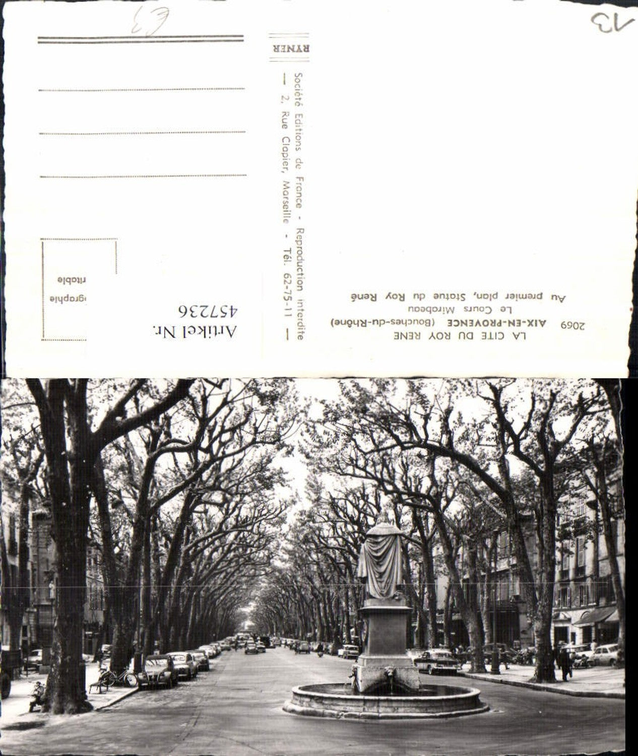 457236,Provence-Alpes-Cote-Azur Bouches-du-Rhone Aix-en-Provence Cours Mirabeau