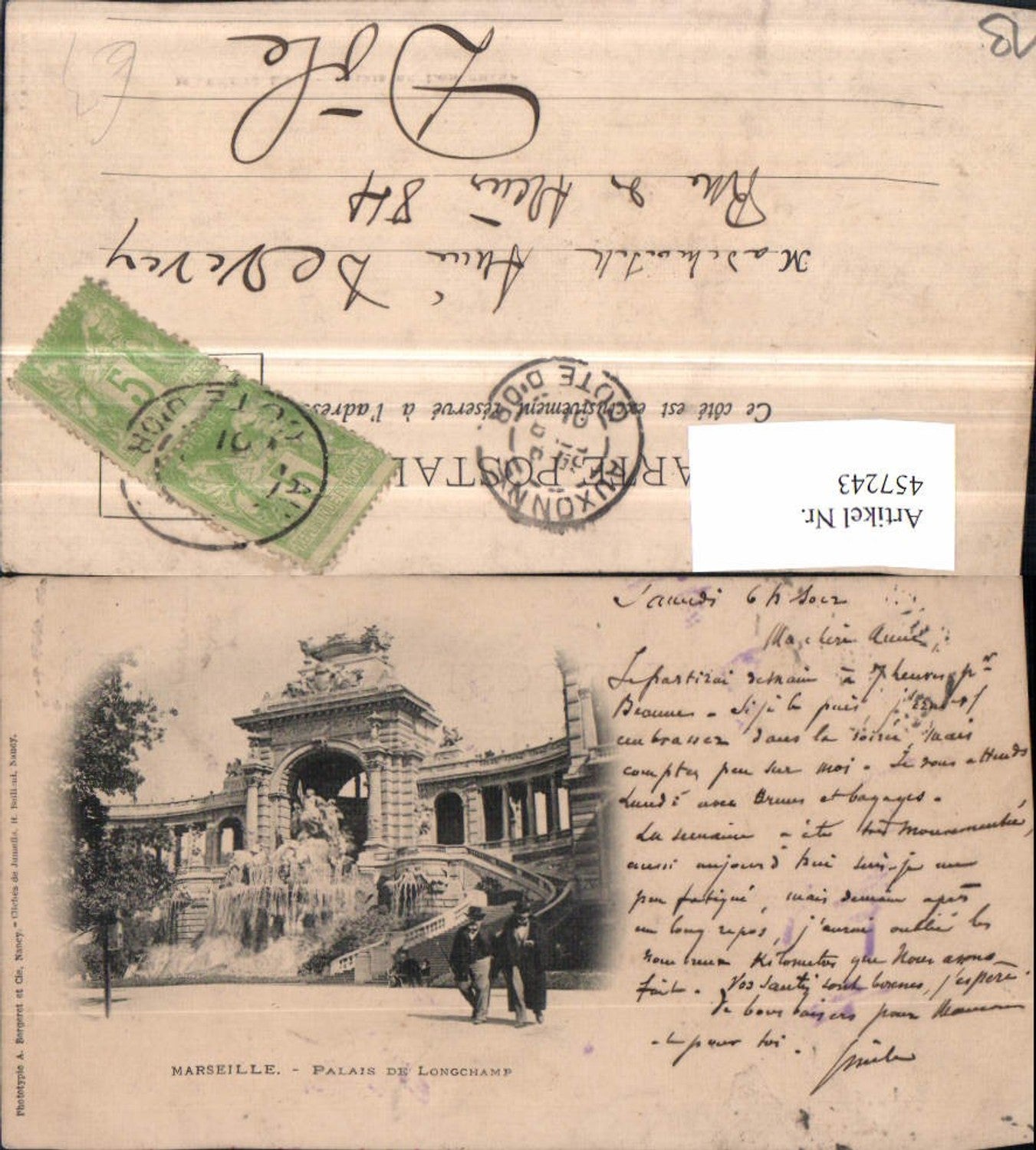 457243,Provence-Alpes-Cote-Azur Bouches-du-Rhone Marseille Palais Longchamp