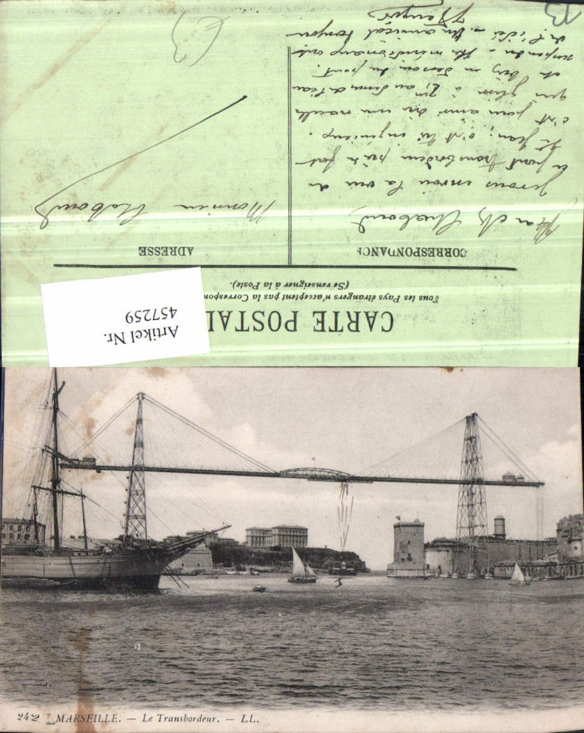 457259,Provence-Alpes-Cote-Azur Bouches-du-Rhone Marseille Transbordeur Brücke