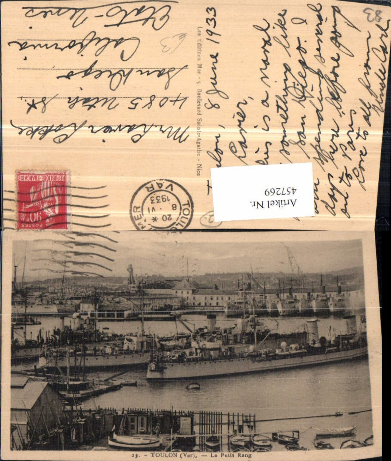 457269,Provence-Alpes-Cote-Azur Var Toulon Petit Rang Hafen Dampfer