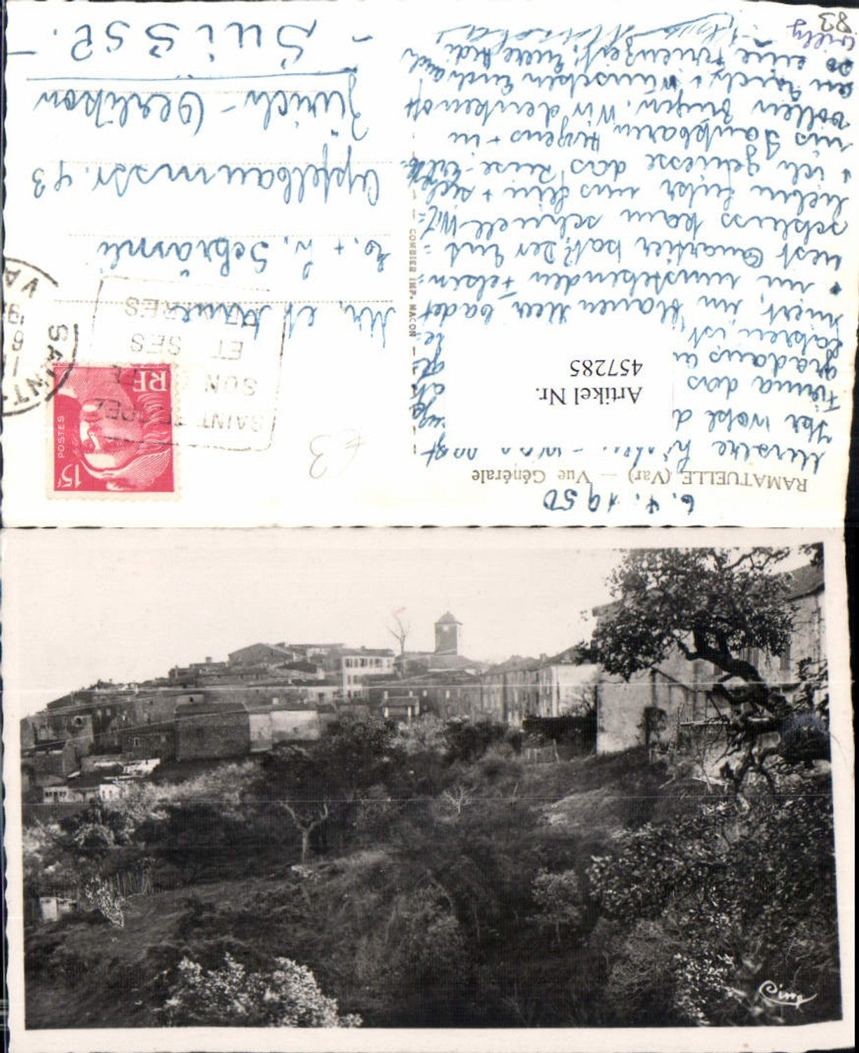 457285,Provence-Alpes-Cote-Azur Var Ramatuelle Vue Generale Totale