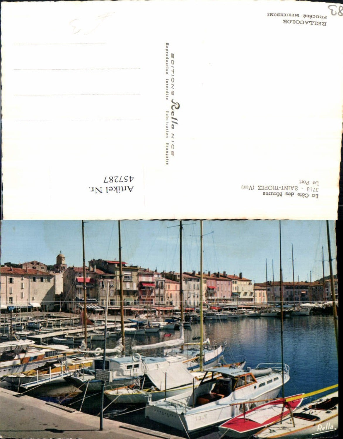 457287,Provence-Alpes-Cote-Azur Var Saint-Tropez Port Hafen Boote