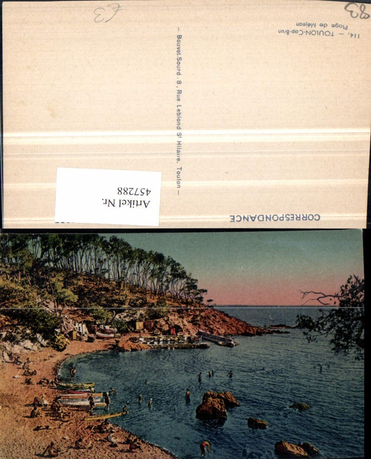 457288,Provence-Alpes-Cote-Azur Var Toulon Cap Brun Plage Mejean Küste