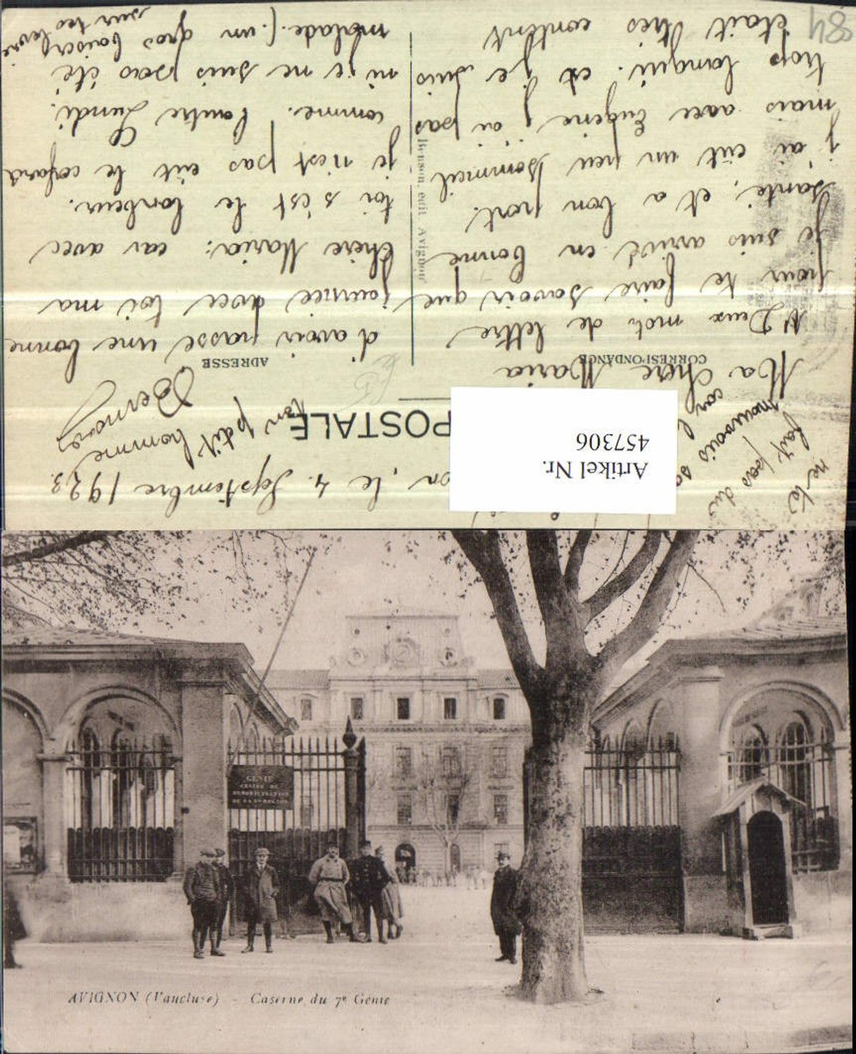457306,Provence-Alpes-Cote-Azur Vaucluse Avignon Caserne 7 Genie Kaserne