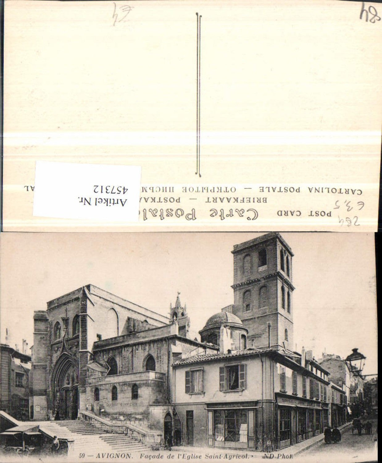 457312,Provence-Alpes-Cote-Azur Vaucluse Avignon Eglise Saint-Agricol Kirche