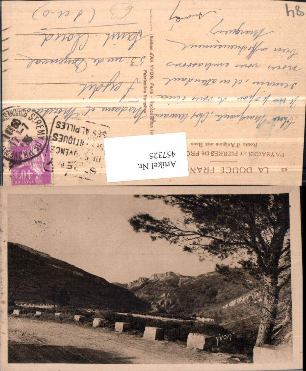 457325,Provence-Alpes-Cote-Azur Vaucluse Route Avignon aux Baux Straße