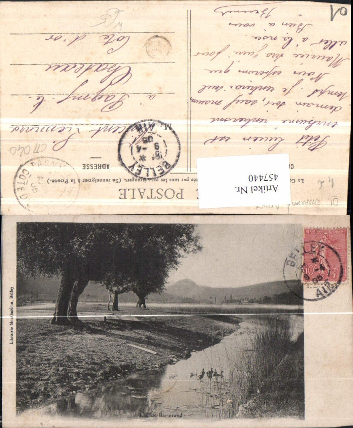 457440,Rhone-Alpes Ain Lac de Barterand See Partie