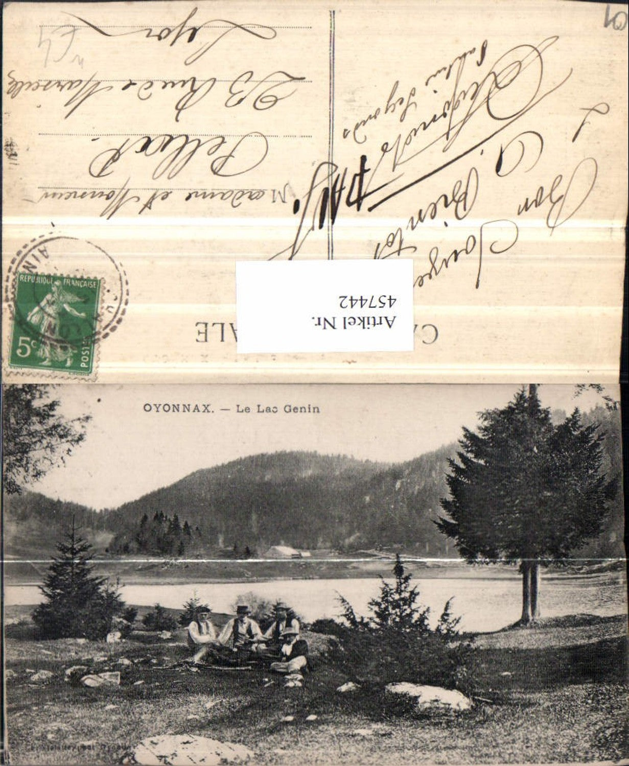 457442,Rhone-Alpes Ain Oyonnax Lac Genin See Partie