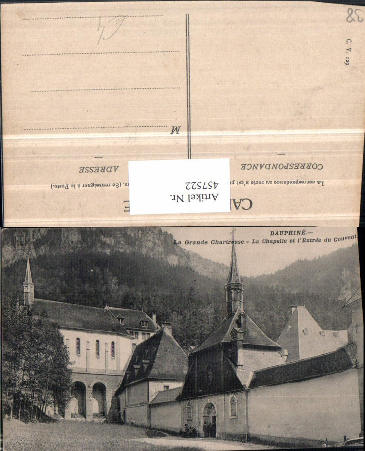 457522,Rhone-Alpes Isere Grande Chartreuse Couvent Chapelle Kloster
