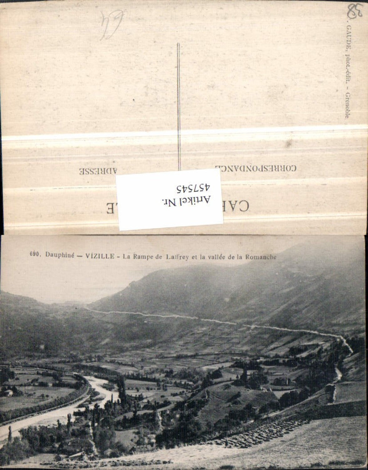 457545,Rhone-Alpes Isere Vizille Rampe de Laffrey Landschaft