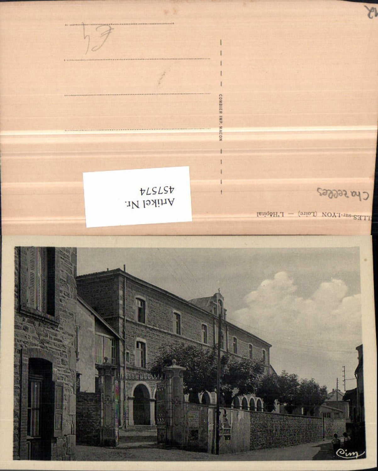 457574,Rhone-Alpes Loire Chazelles-sur-Lyon Hopital Hospital