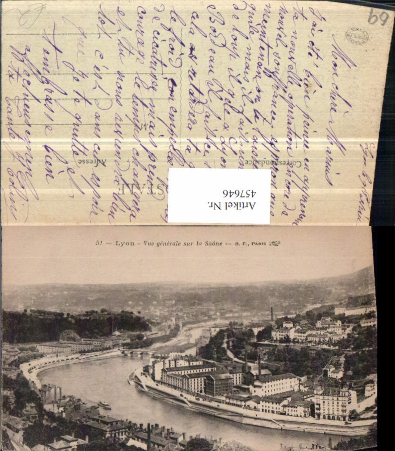 457646.Rhone-Alpes Rhone Lyon Vue generale Totale