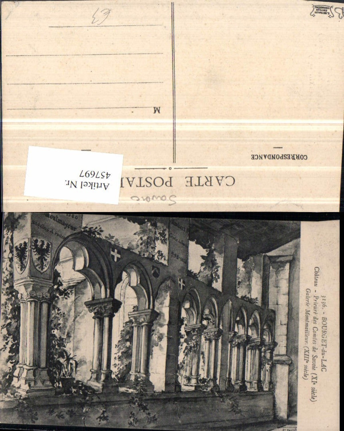 457697,Rhone-Alpes Savoie Bourget-du-Lac Chateau Galerie Montmailleur