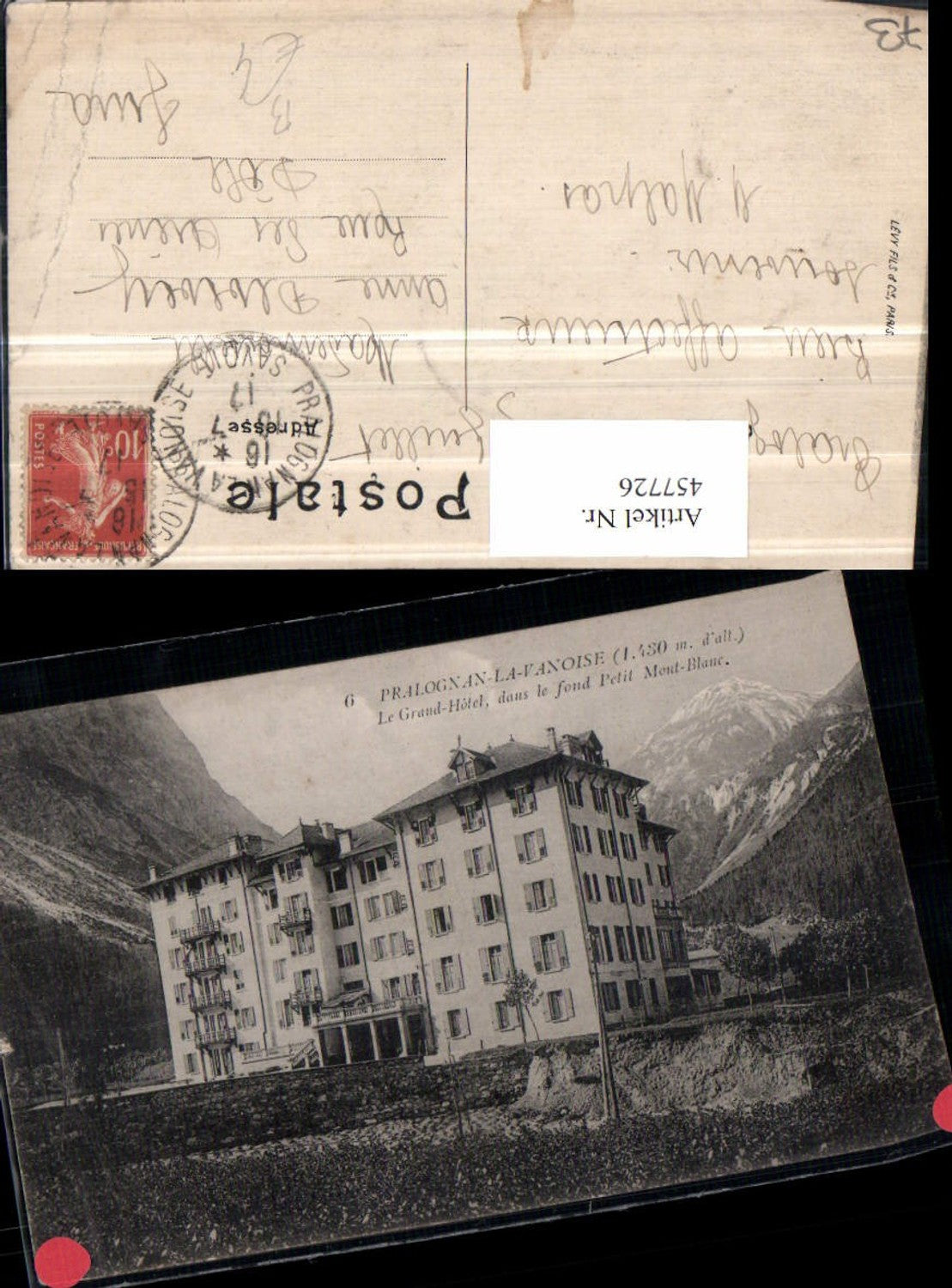 457726,Rhone-Alpes Savoie Pralognan-la-Vanoise Grand Hotel Bergkulisse
