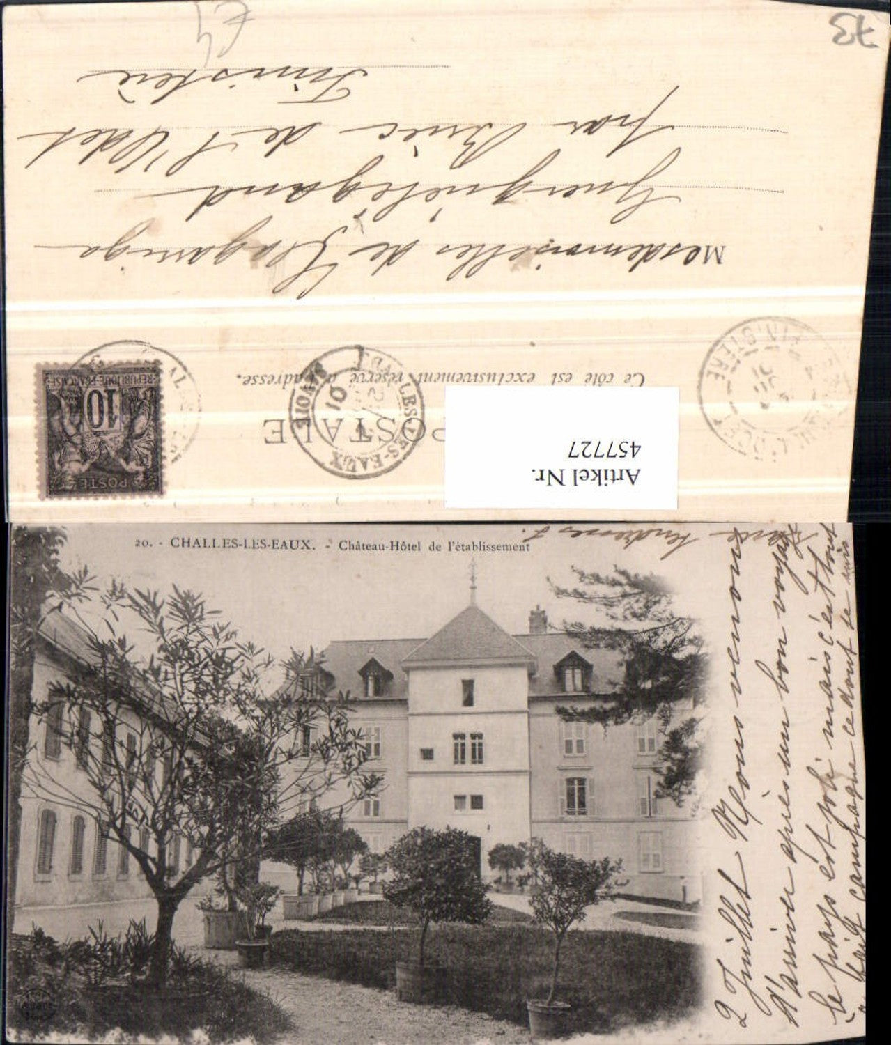 457727,Rhone-Alpes Savoie Challes-les-Eaux Chateau Hotel Schloss