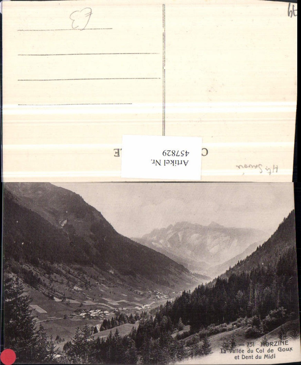 457829,Rhone-Alpes Haute-Savoie Morzine Vallee Col Goux Bergkulisse