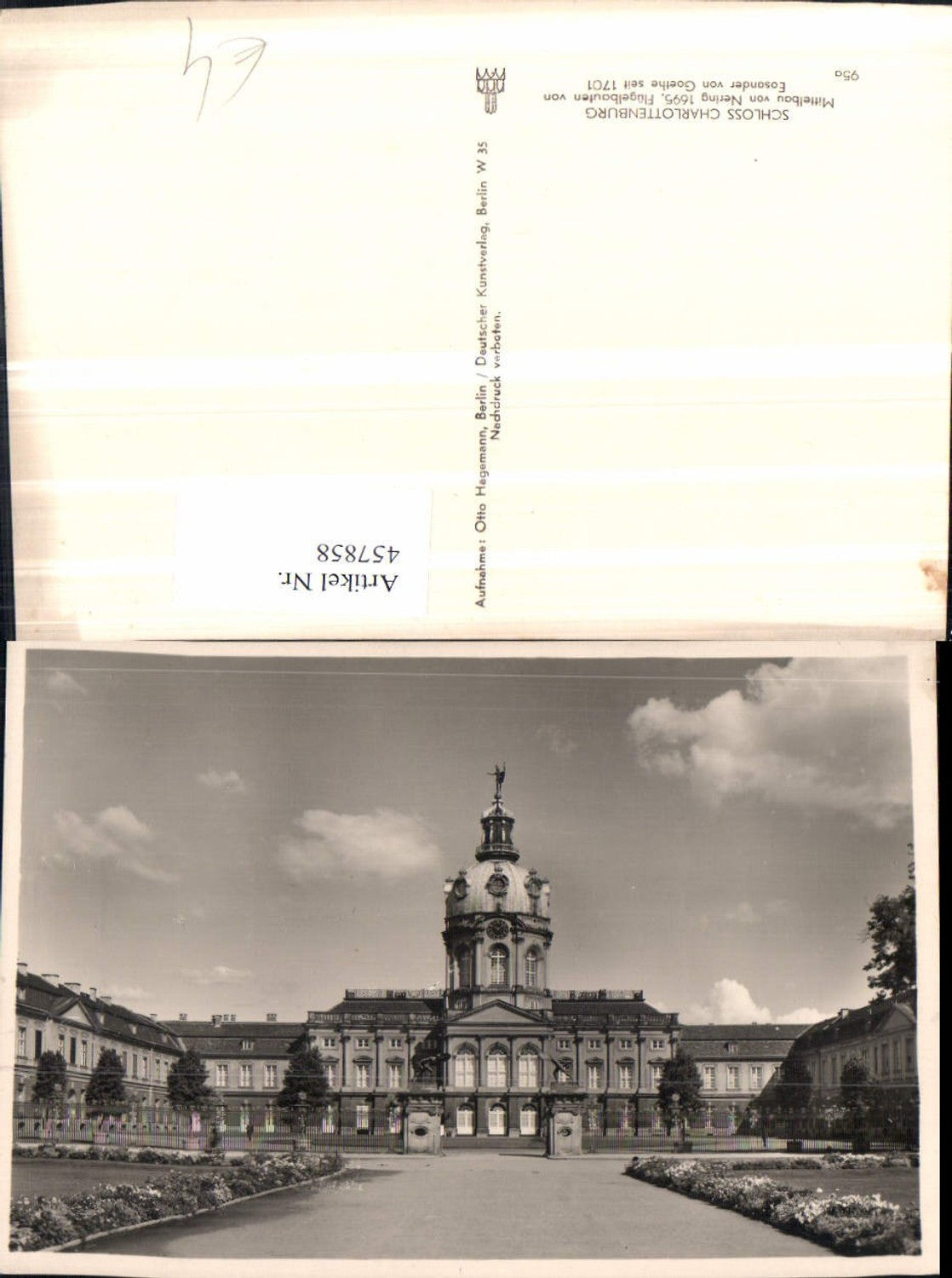 457858, Berlin Charlottenburg Palace