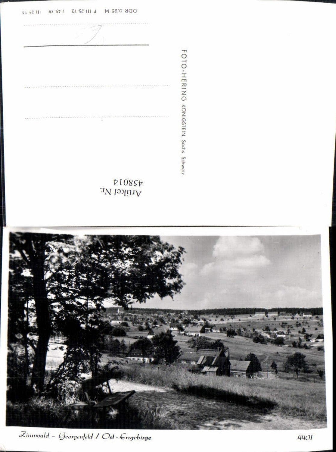 458014,Zinnwald-Georgenfeld Teilansicht pub Foto Hering 4401