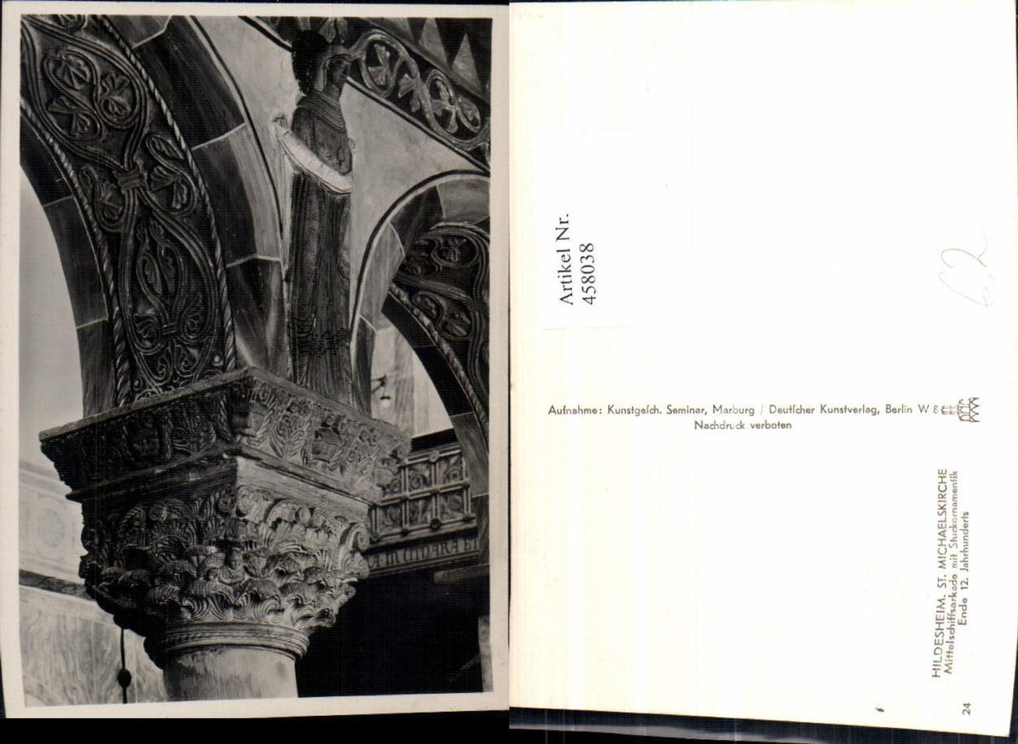 458038,Hildesheim St. Michaelskirche Kirche Arkaden Stuck