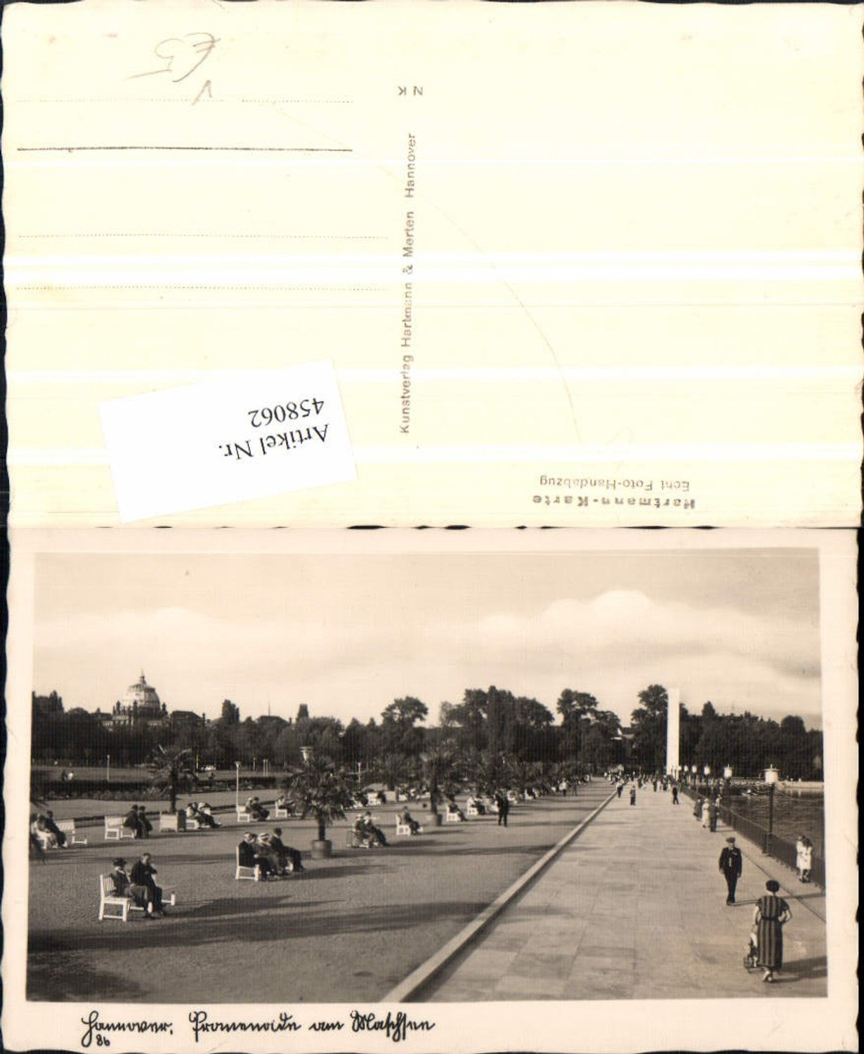 458062,Hannover Promenade pub Handabzug Hartmann