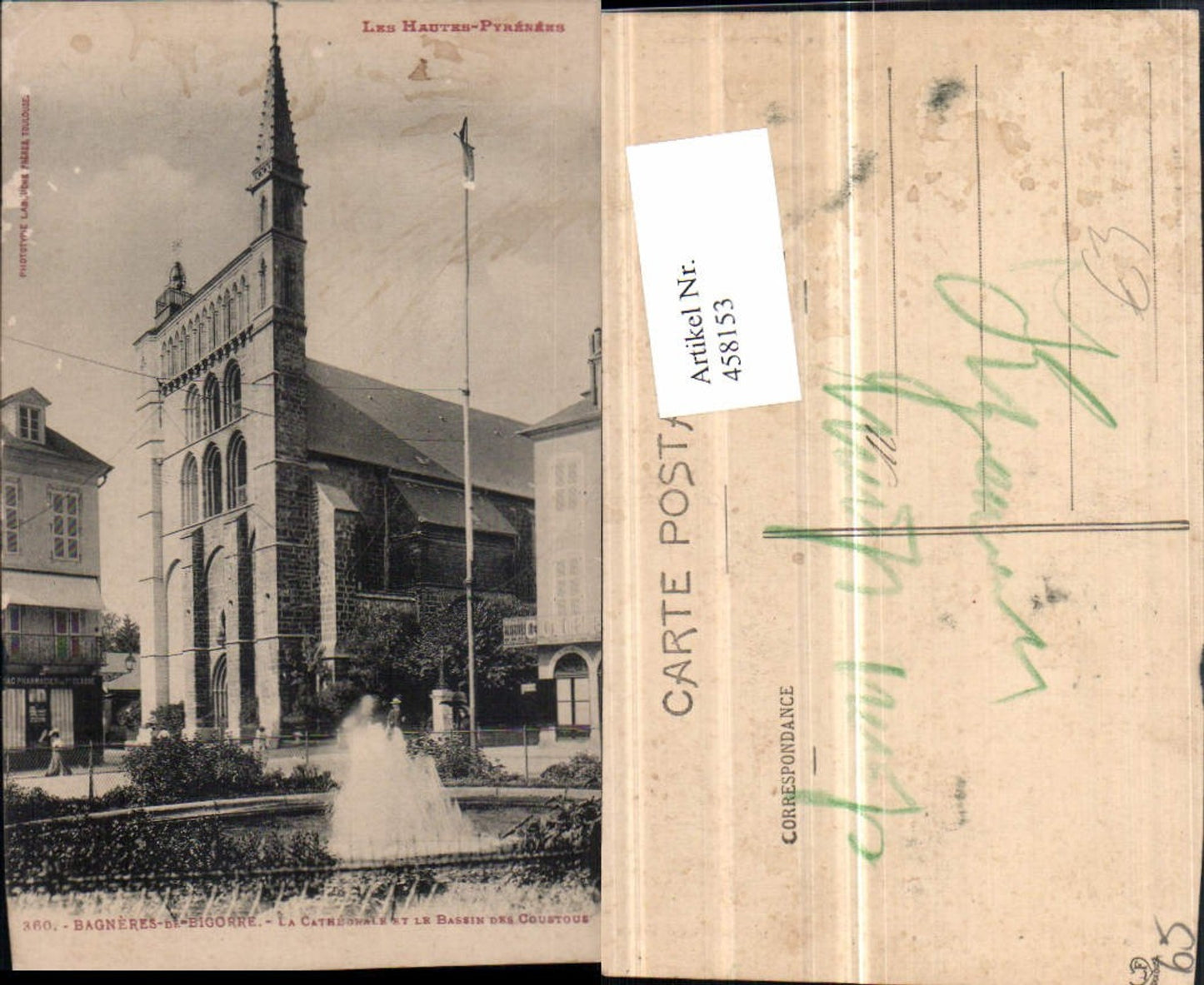 458153,Midi-Pyrenees Hautes-Pyrenees Bagneres-de-Bigorre Cathedrale Kirche