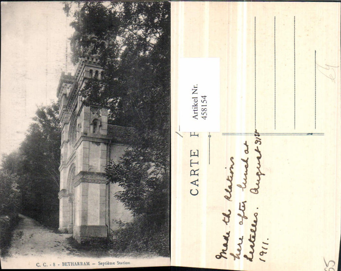 458154,Midi-Pyrenees Hautes-Pyrenees Betharram Septieme Station Kapelle