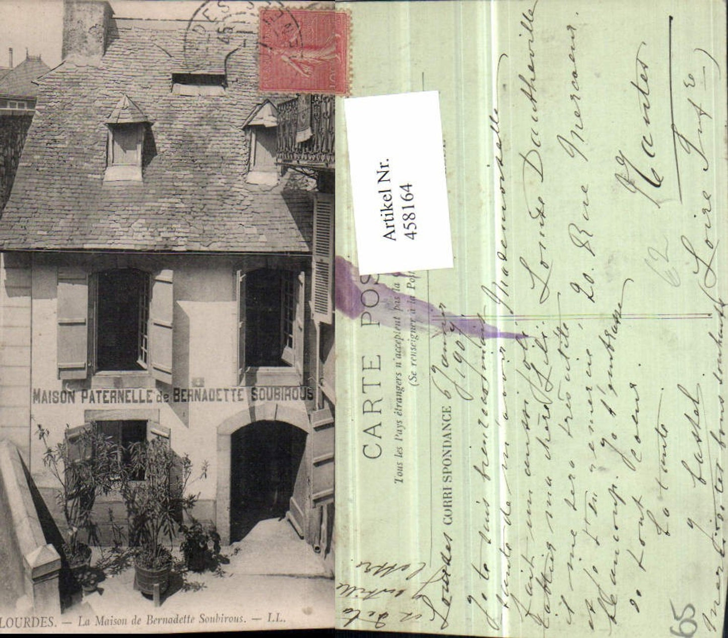 458164,Midi-Pyrenees Hautes-Pyrenees Lourdes Maison Bernadette Sonbirous Haus
