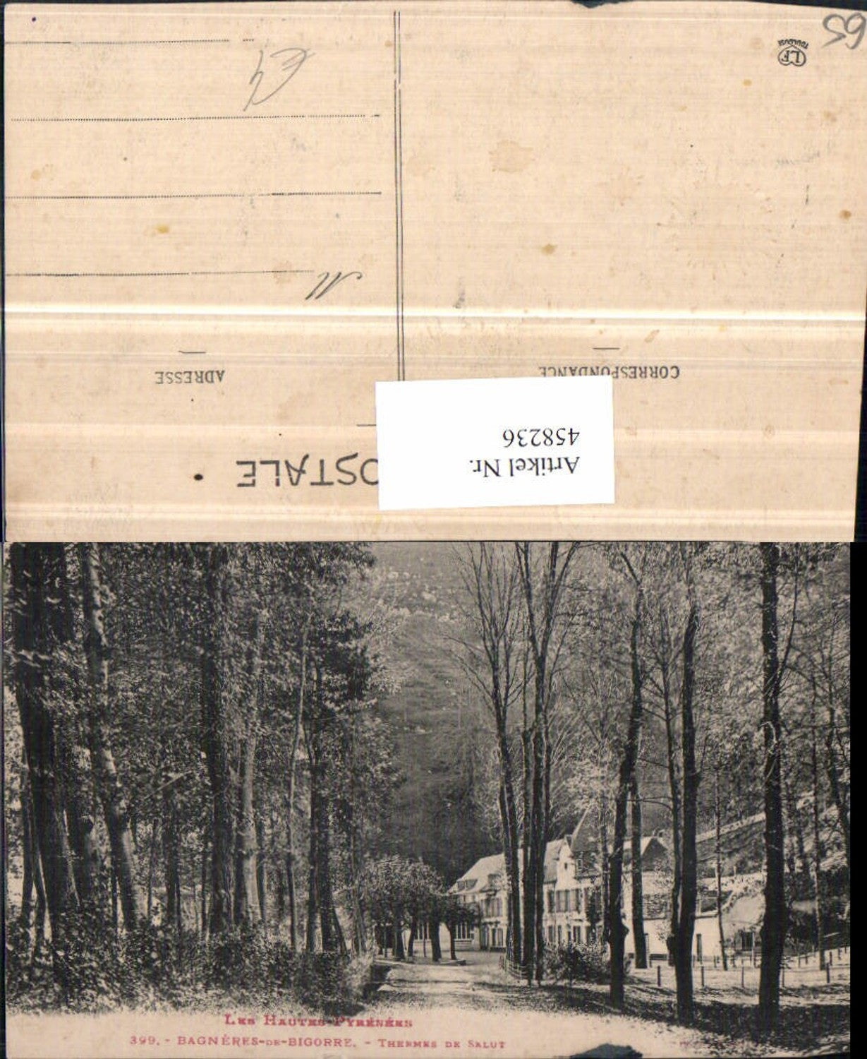 458236,Midi-Pyrenees Hautes-Pyrenees Bagneres-de-Bigorre Thermes Salut