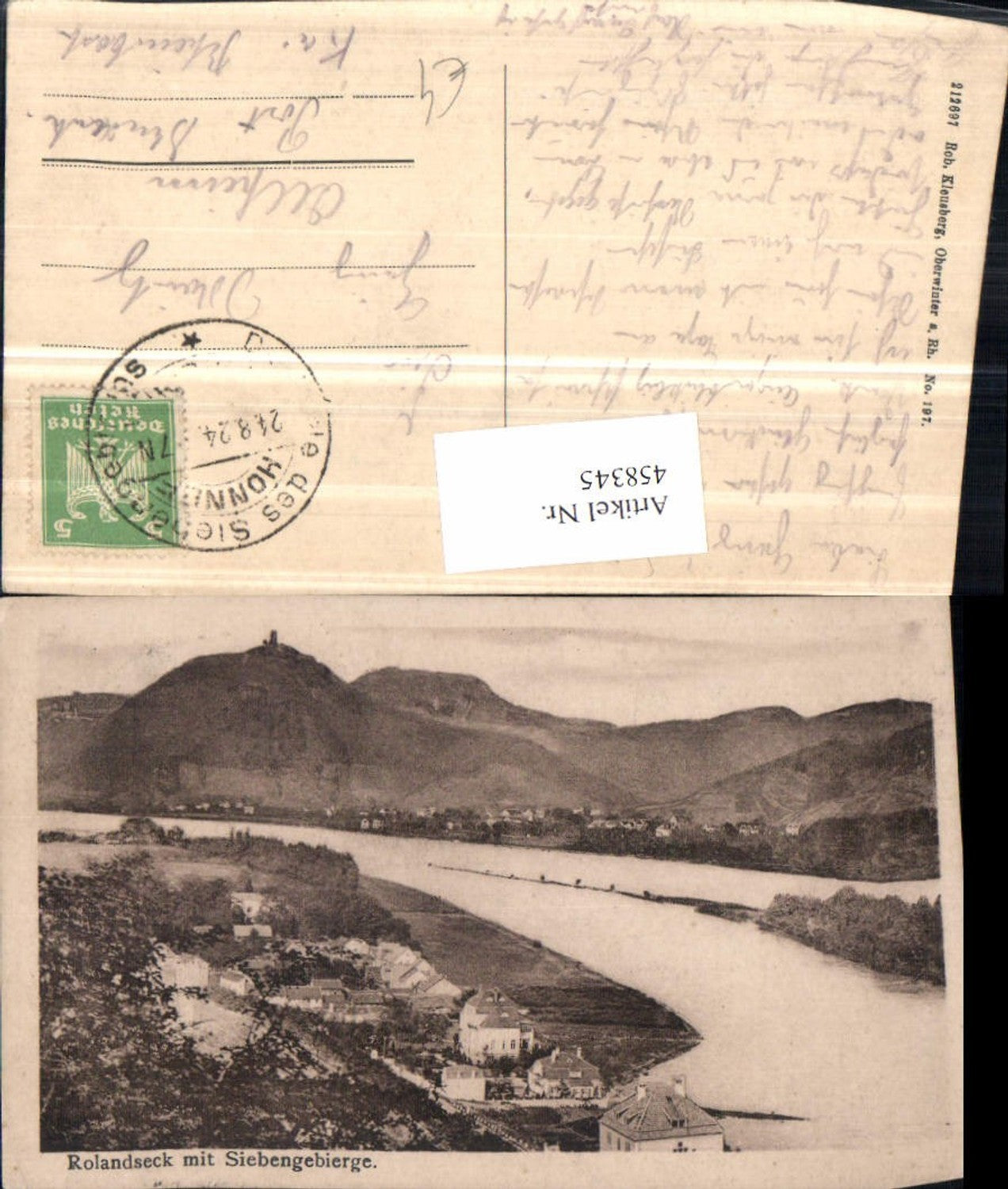 458345,Rolandseck Teilansicht m. Siebengebirge