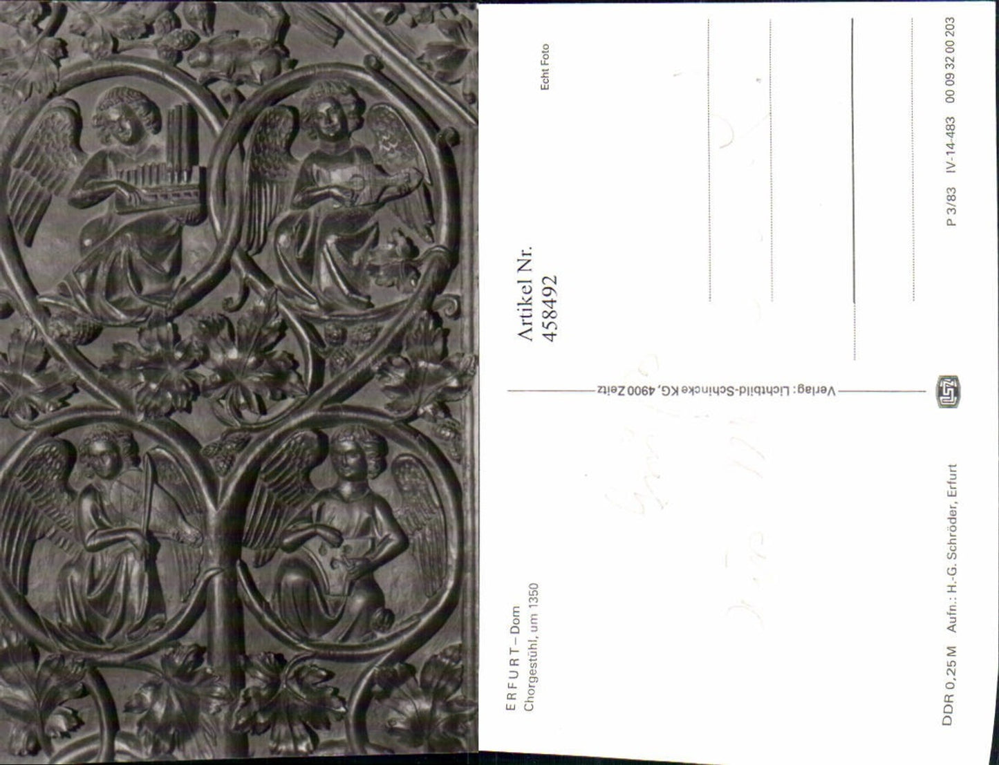 458492, Erfurt Cathedral Choir Stall Detail