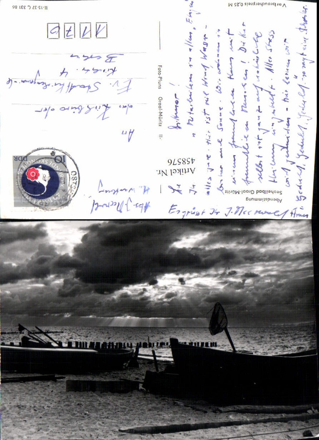 458576,Seebad Graal-Müritz Abendstimmung Strand